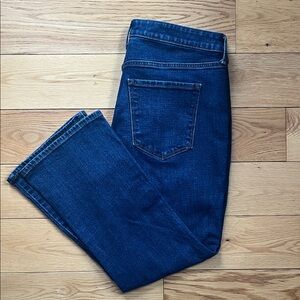 Old Navy High Rise Vintage Cropped Flare Jeans